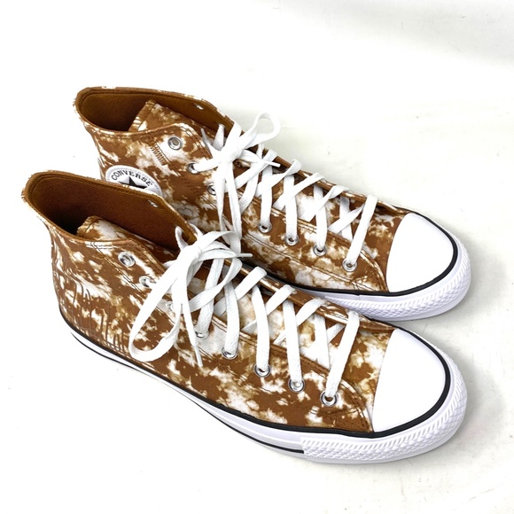 Converse Ctas High Top Shoes Men’s Size Canvas Warm Tan White Skate A06004C - Picture 3 of 11